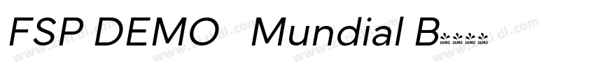 FSP DEMO   Mundial B字体转换